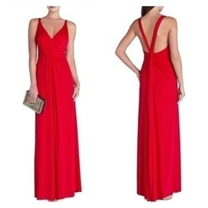 BCBGMaxAzria Red Evening Gown